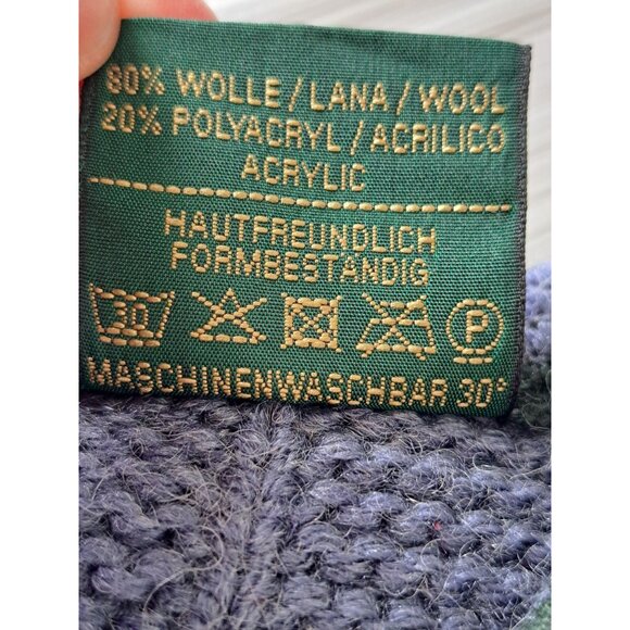 Vintage St. Peter Trachten Boys Knit Wool Vest With Wooden Buttons Boys 6/7 - Picture 10 of 10